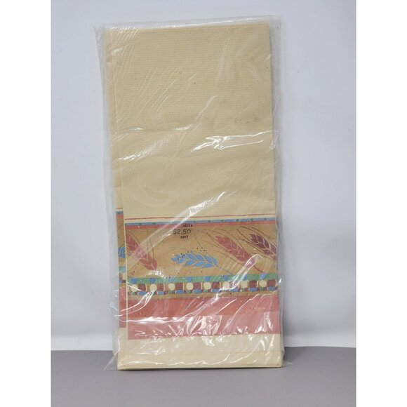 Hallmark Table Cover 54" X 102" Border Design‎ Paper/Plastic NOS - Picture 2 of 4